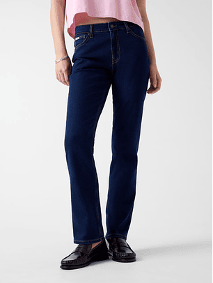 Calças Retas Ganga Escura - Guess Jeans