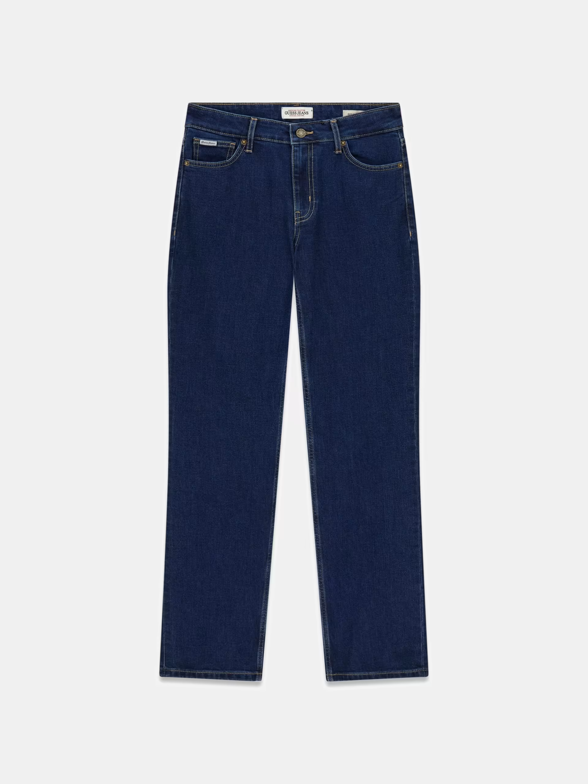 Calças Retas Ganga Escura - Guess Jeans 2