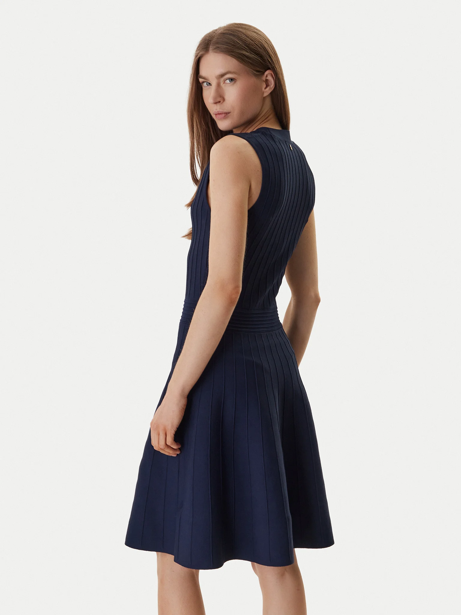 Vestido de Malha AMBER Azul Escuro - Guess   3