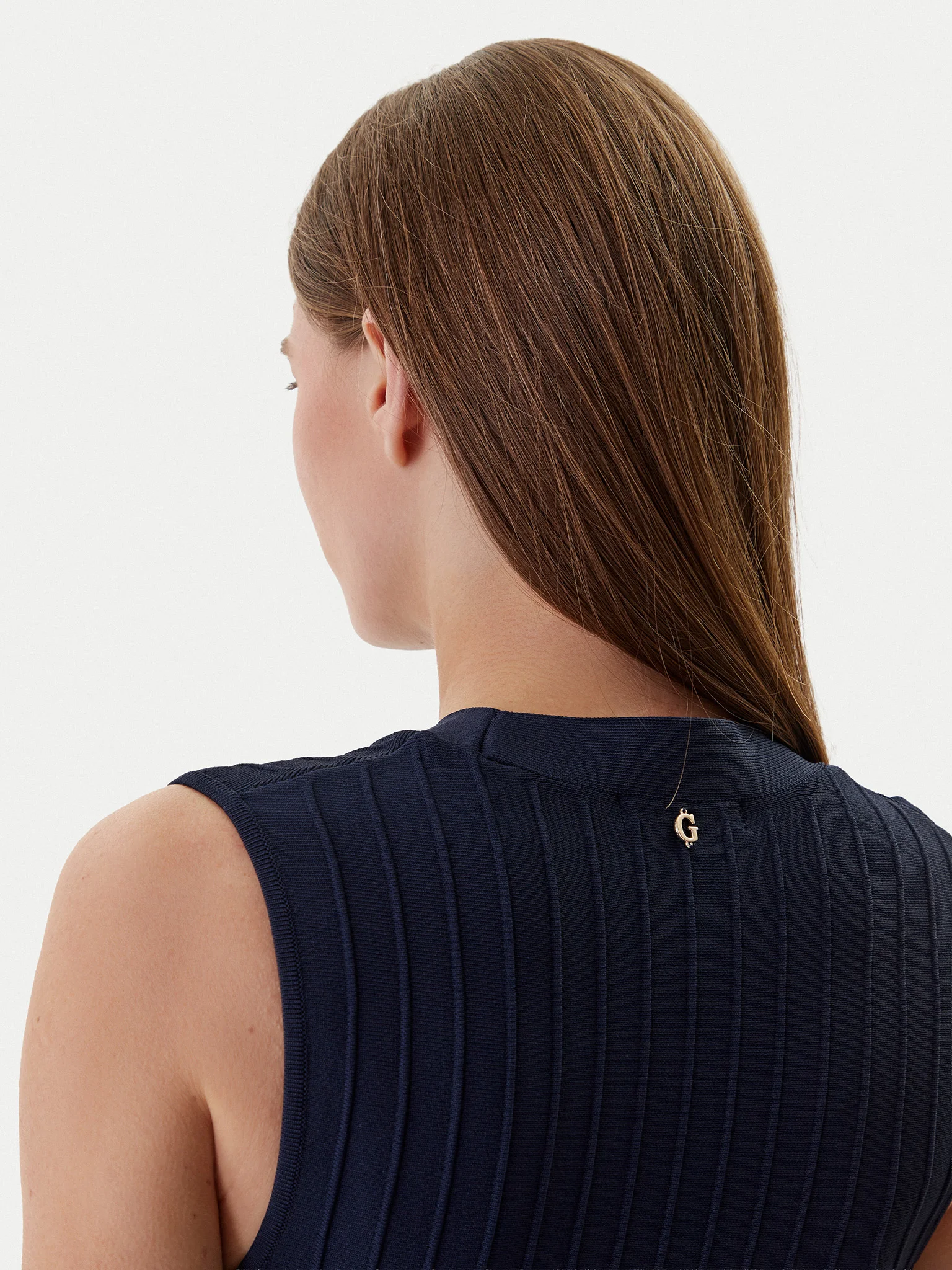 Vestido de Malha AMBER Azul Escuro - Guess   5