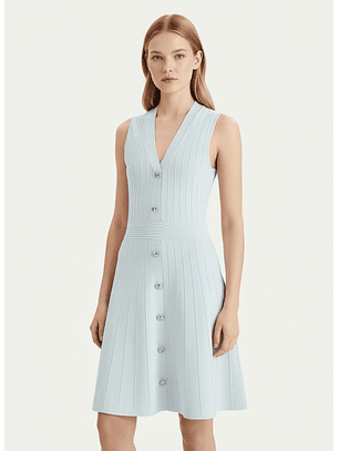 Vestido de Malha AMBER Azul Claro - Guess 