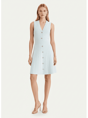 Vestido de Malha AMBER Azul Claro - Guess 