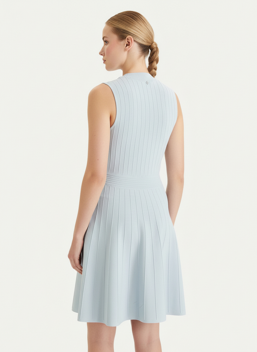 Vestido de Malha AMBER Azul Claro - Guess  3