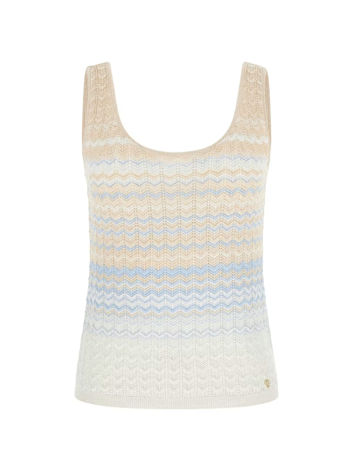 Top ROSALYN Bege e Azul - Guess  5