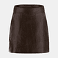 Saia em Ecopele LUCY Castanho - Guess  - Thumbnail 4