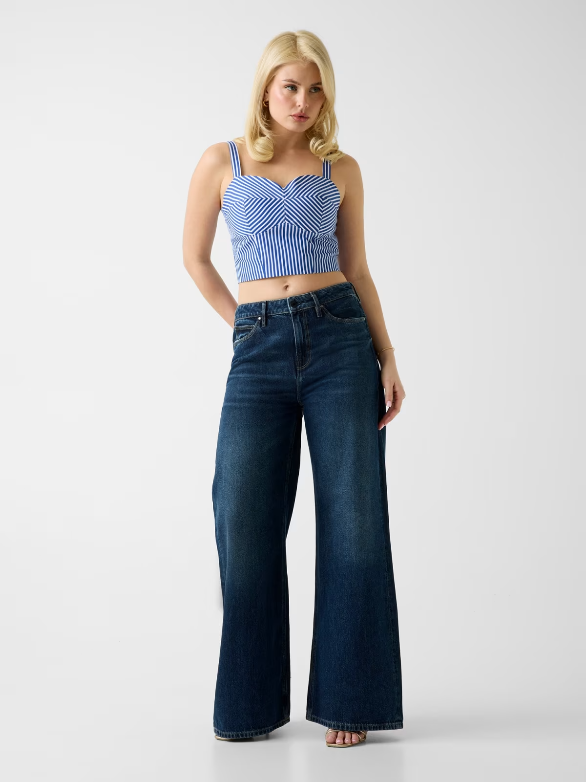 Top de Riscas TECLA Azul e Branco - Guess  3