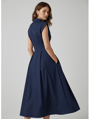 Vestido Comprido CHERRY Azul Escuro - Guess 