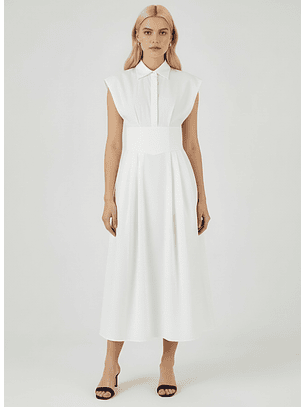 Vestido Comprido CHERRY Branco - Guess