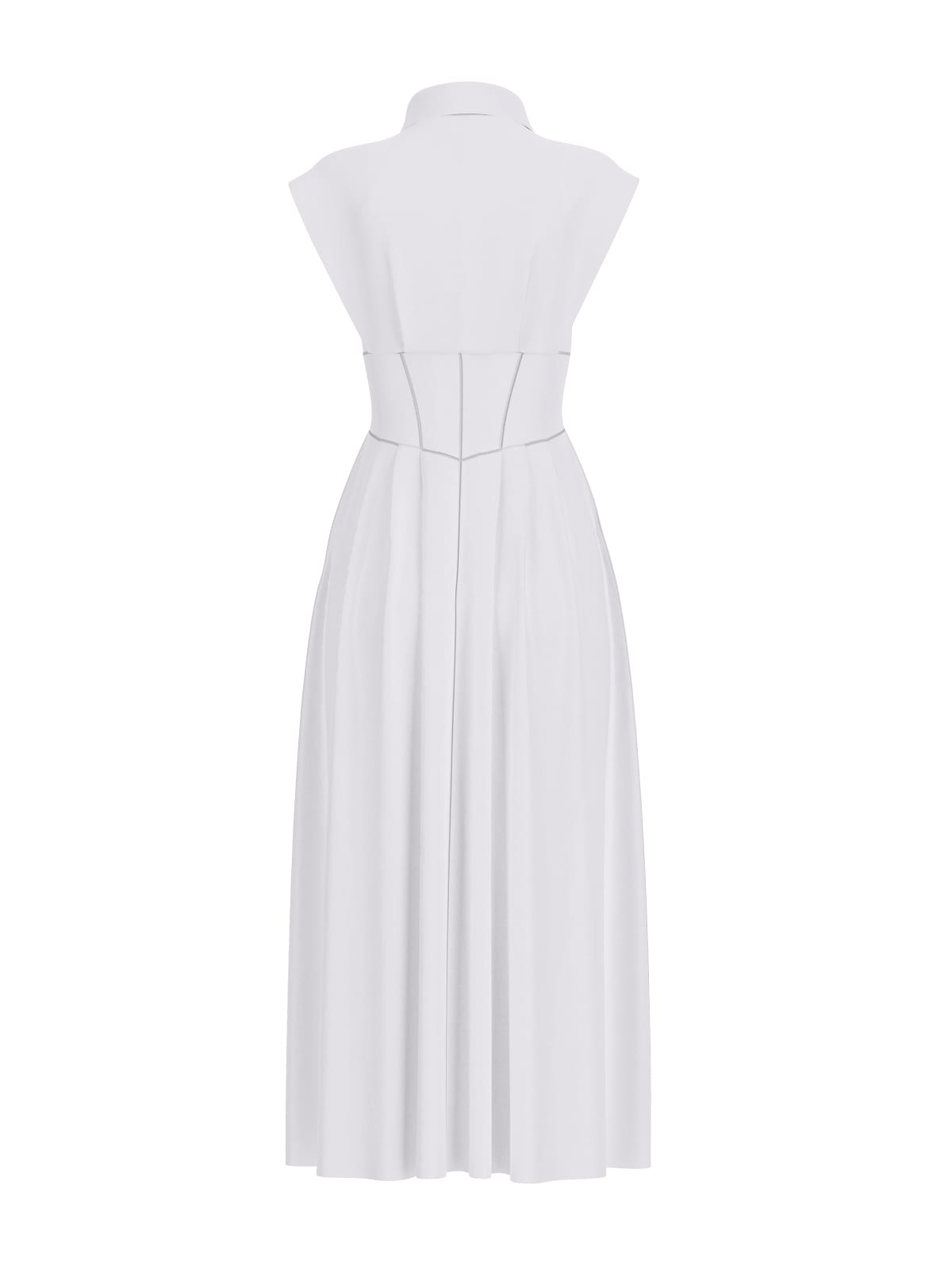 Vestido Comprido CHERRY Branco - Guess 3