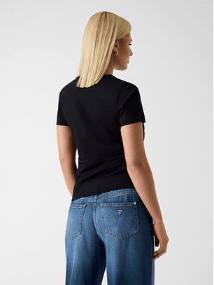 T-shirt Lettering Preto - Guess