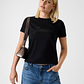T-shirt Lettering Preto - Guess - Thumbnail 1