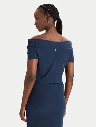 Top sem Ombros BRIGITTE Azul - Guess