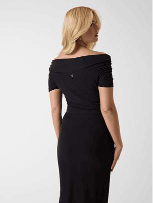 Top sem Ombros BRIGITTE Preto - Guess 