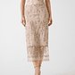 Saia Comprida CATERINA Renda Nude - Guess  - Miniatura 1