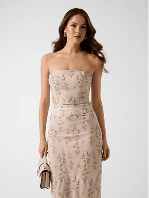 Top CATERINA Renda Nude - Guess