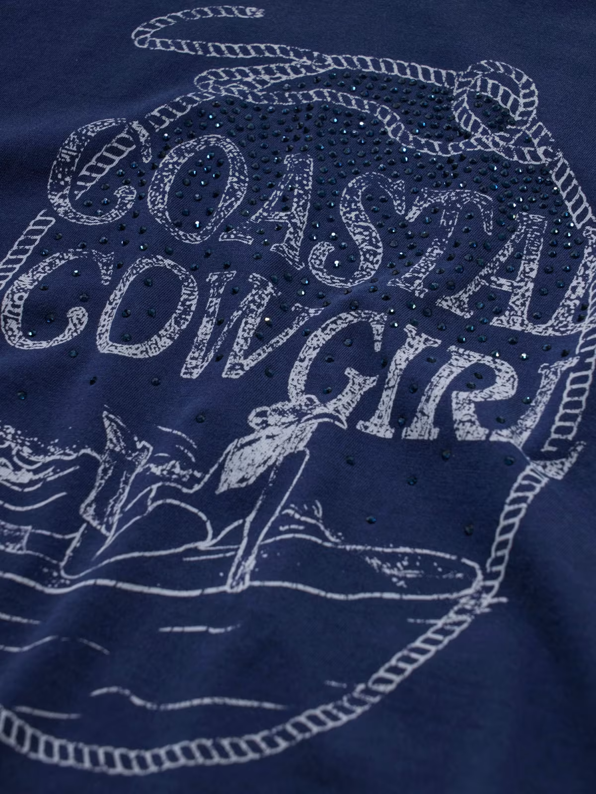 T-shirt COASTAL COWGIRL Azul - Guess  5