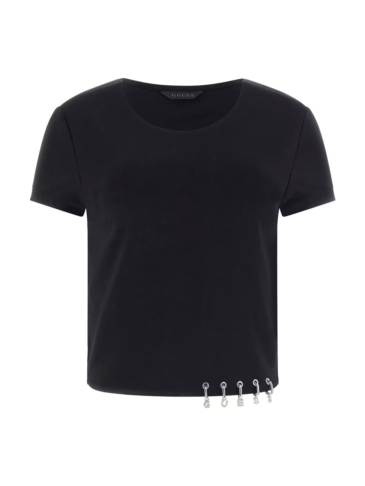 T-shirt ELISABETTE Curta com Pendentes Preto - Guess 5