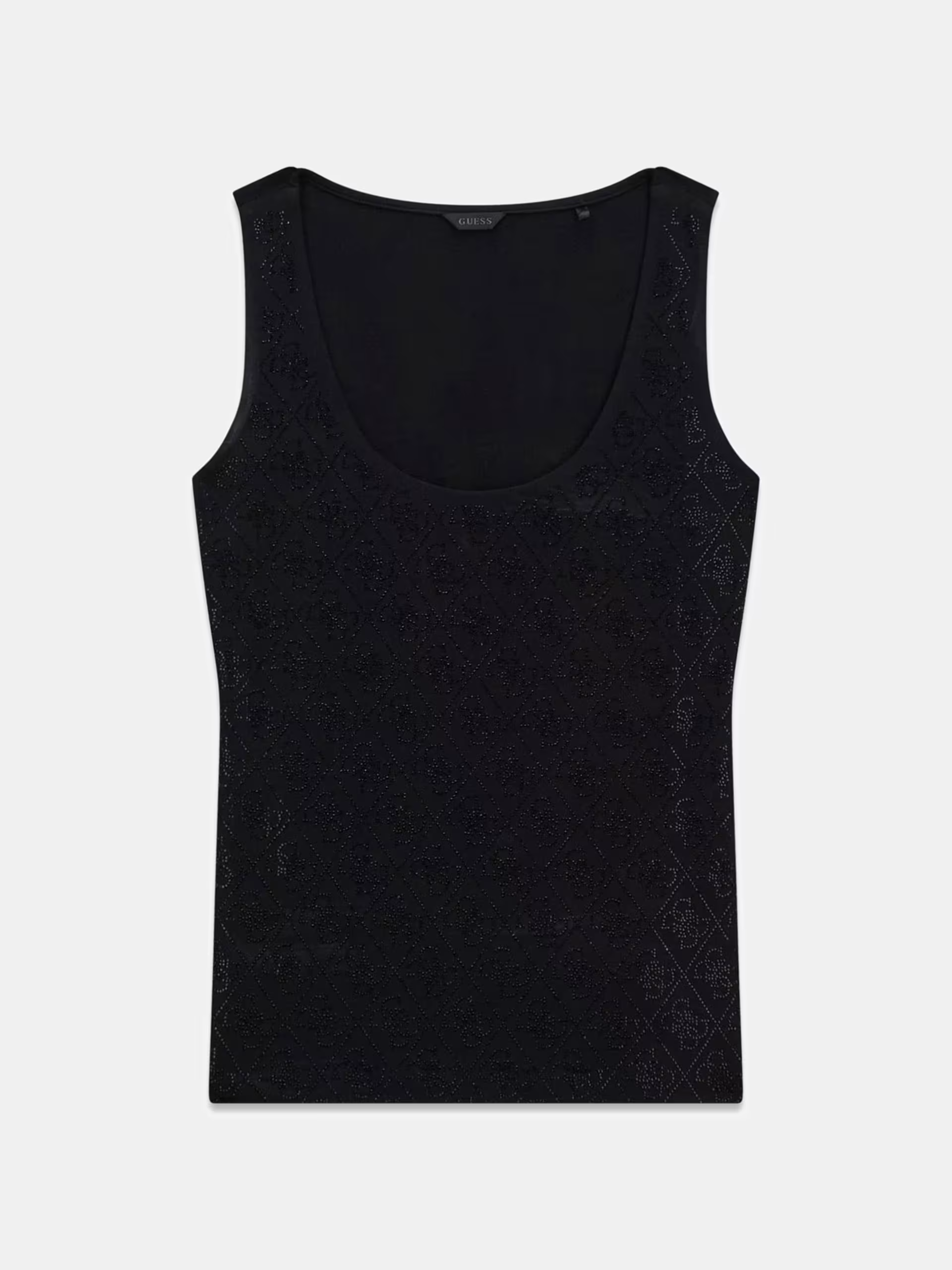 Top de Cavas com Strass Preto - Guess  5