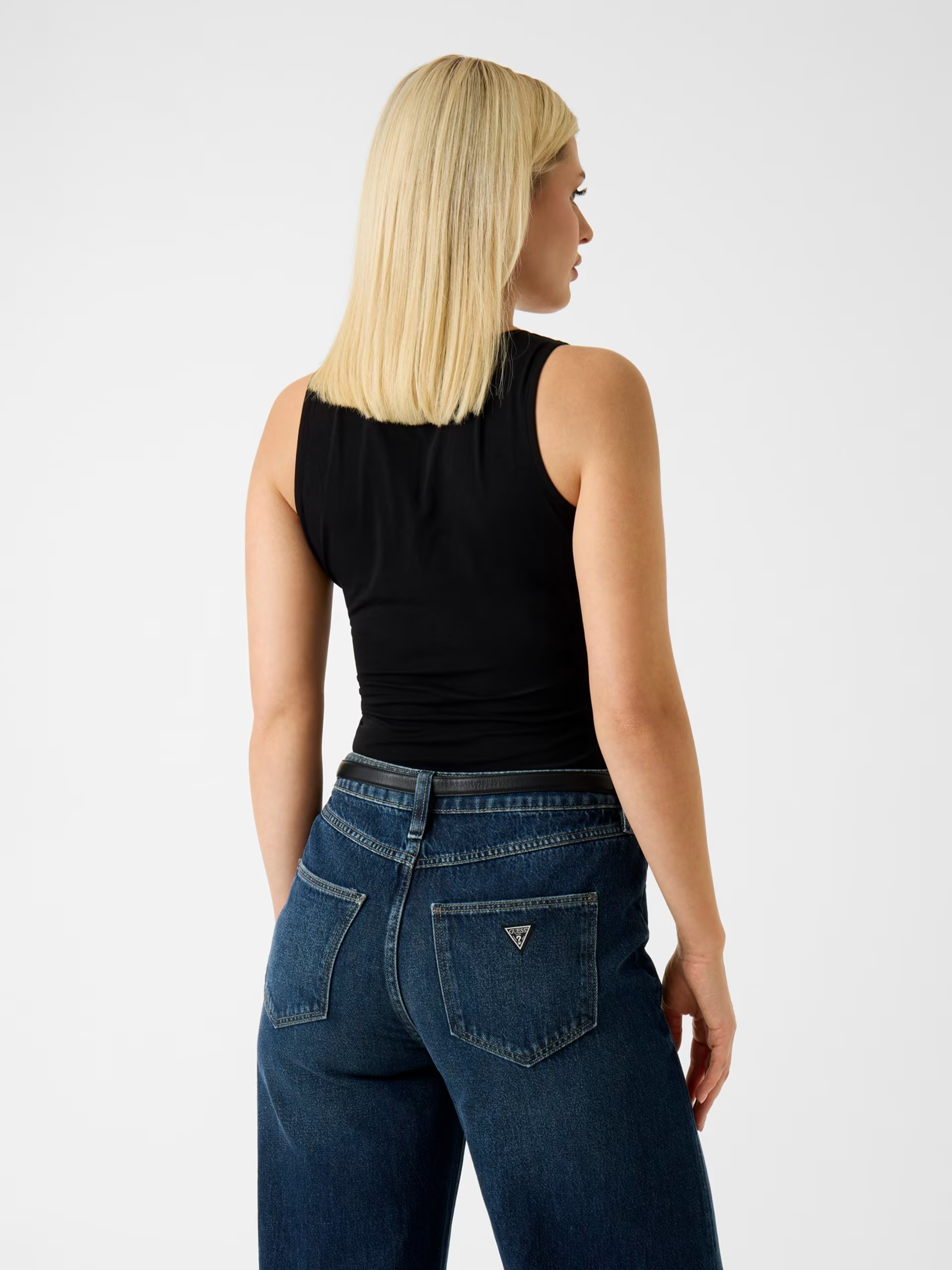 Top de Cavas com Strass Preto - Guess  3