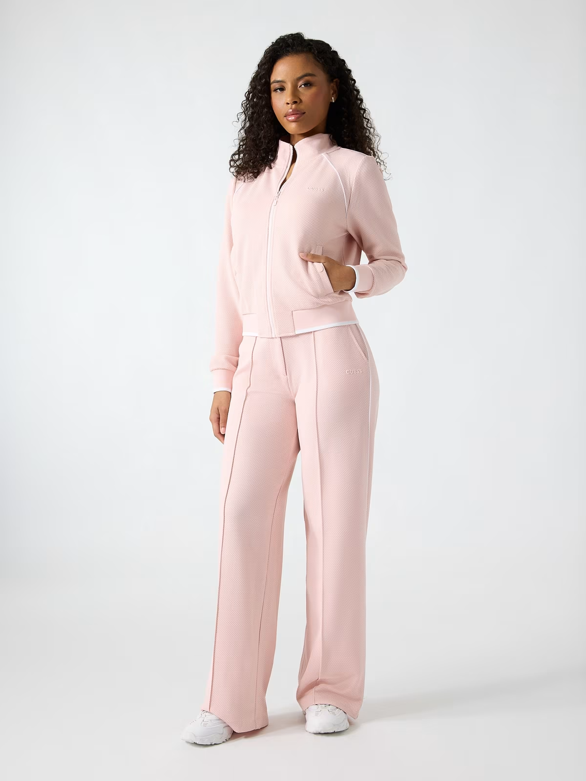 Casaco Desportivo SARAH PIQUE Rosa - Guess  2