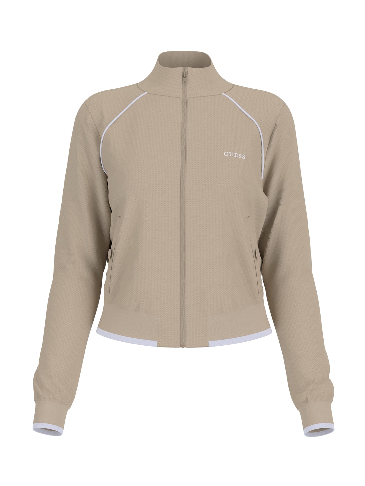 Casaco Desportivo SARAH PIQUE Bege - Guess  1