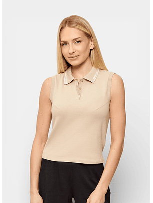 Polo de Cavas SARAH Bege - Guess