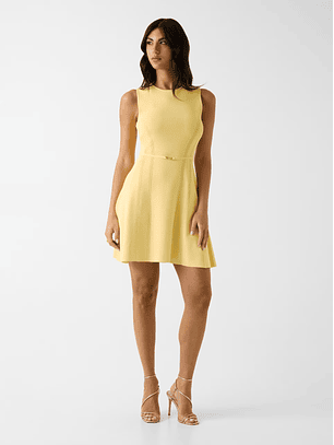 Vestido Curto Malha KASHU Amarelo - Guess Marciano 