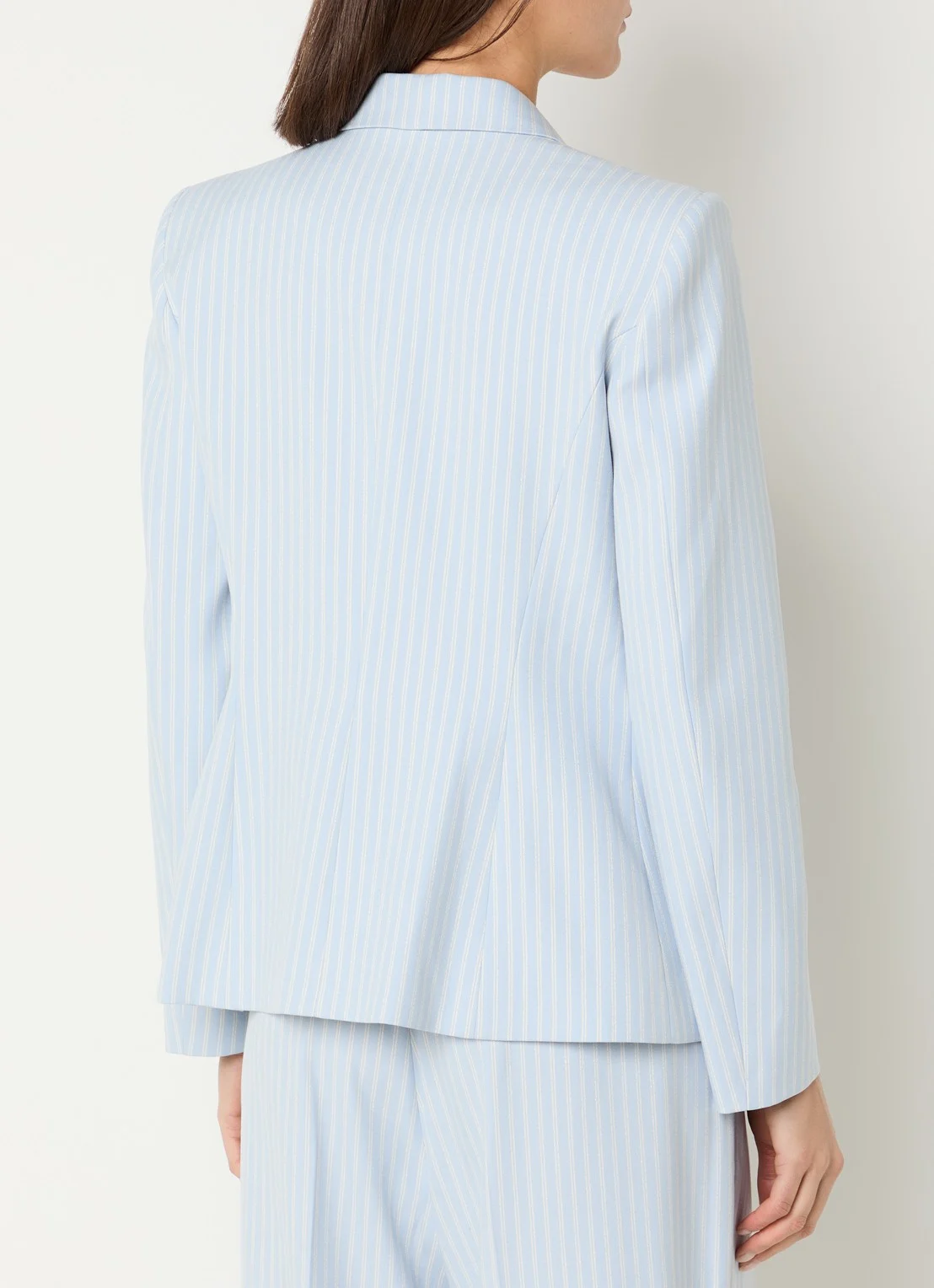 Blazer de Riscas Azul Claro - Liu Jo  4