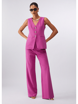 Calças Largas Alfaiataria Rosa - Liu Jo - PRÉ VENDA