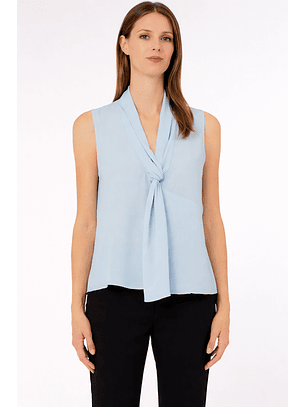 Top de Cavas Azul Claro - LIU JO 