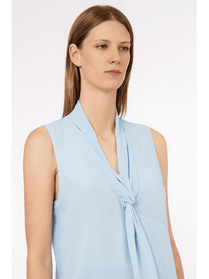 Top de Cavas Azul Claro - LIU JO 