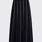 Saia em Malha Comprida Plissada Azul - Liu Jo - vignette 7