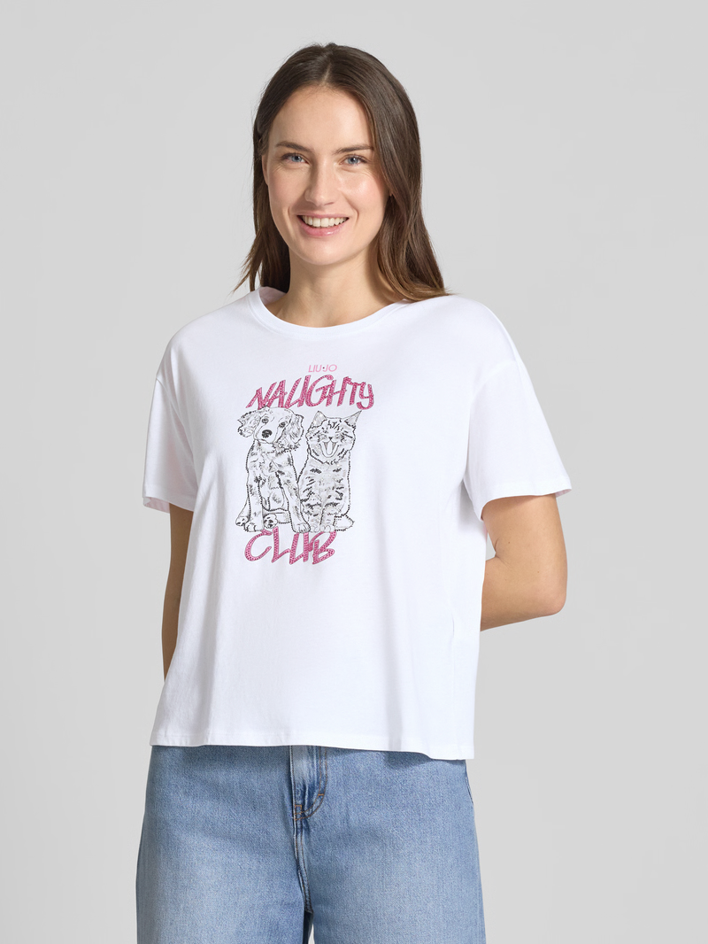 T-shirt Naughty Club Branco - LIU JO  1