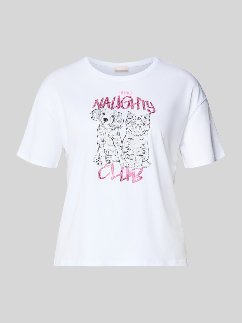 T-shirt Naughty Club Branco - LIU JO  5