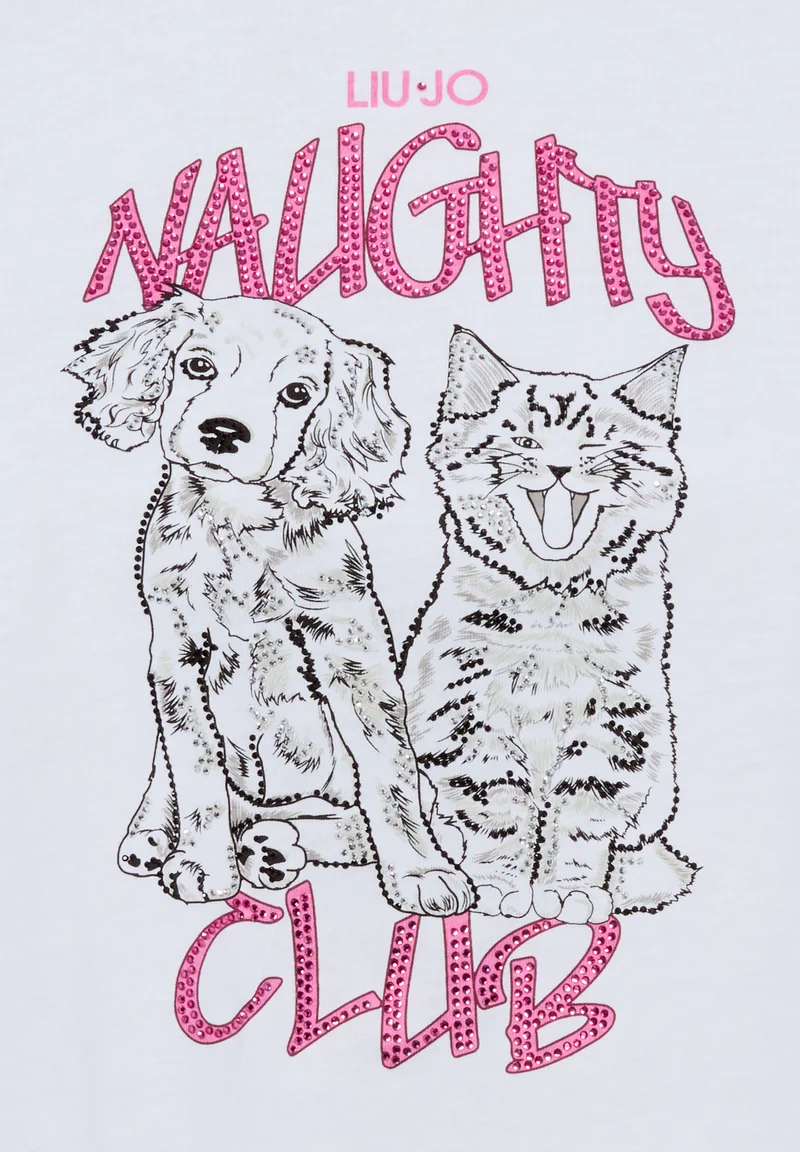 T-shirt Naughty Club Branco - LIU JO  4