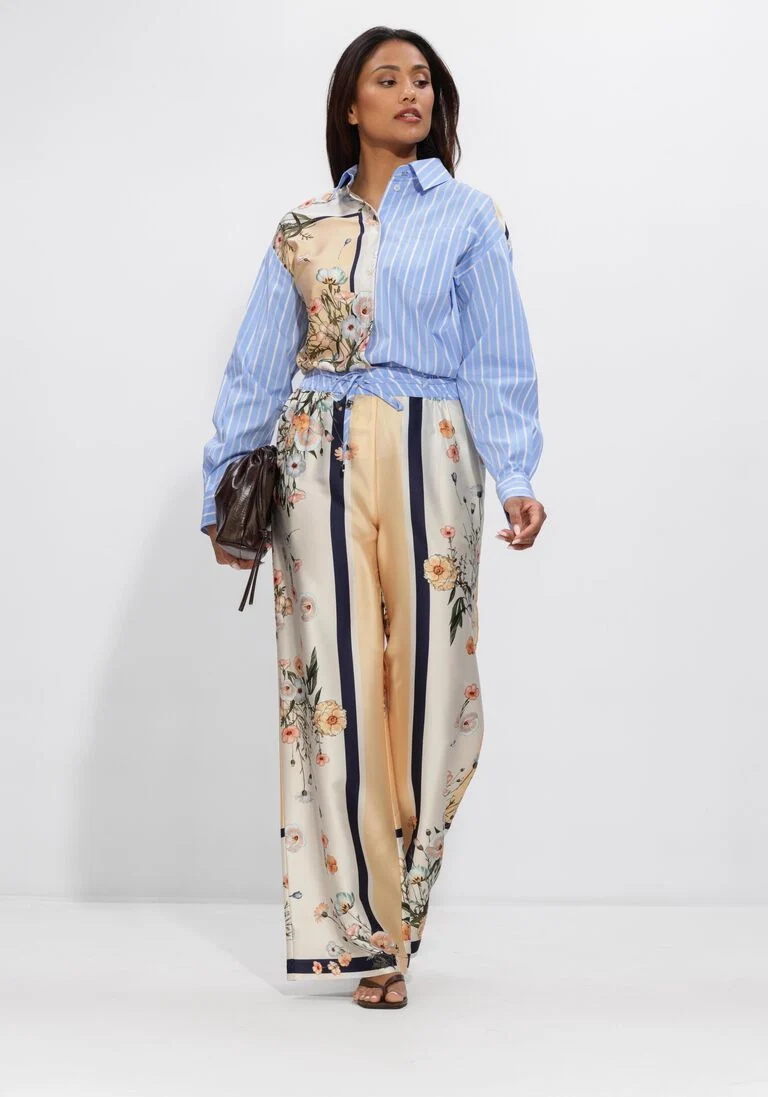 Camisa Mix Flores Bloom e Riscas - LIU JO 2