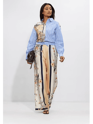 Camisa Mix Flores Bloom e Riscas - LIU JO