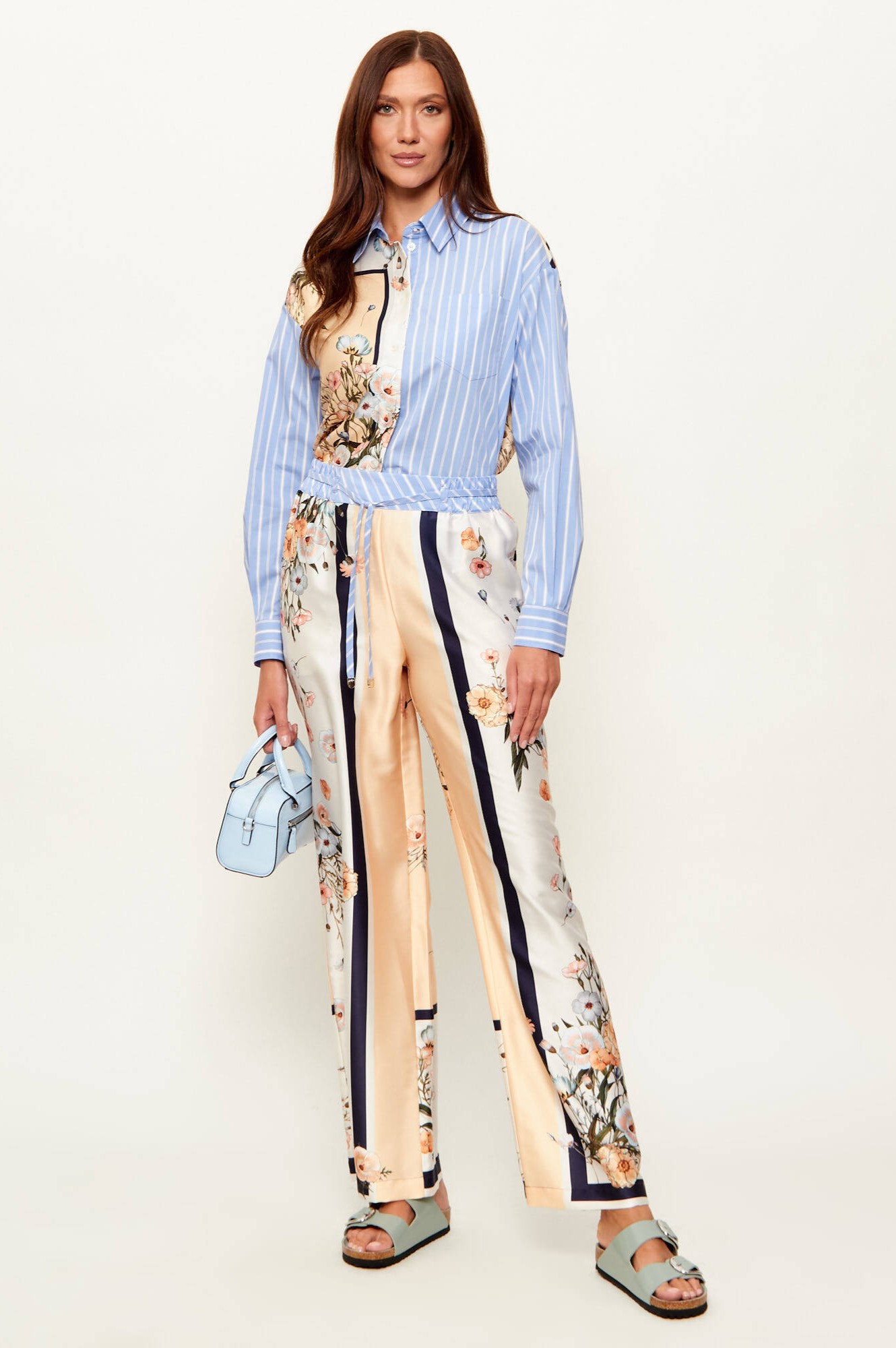 Camisa Mix Flores Bloom e Riscas - LIU JO 5