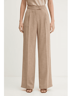 Calças Largas Fato Taupe - Liu Jo