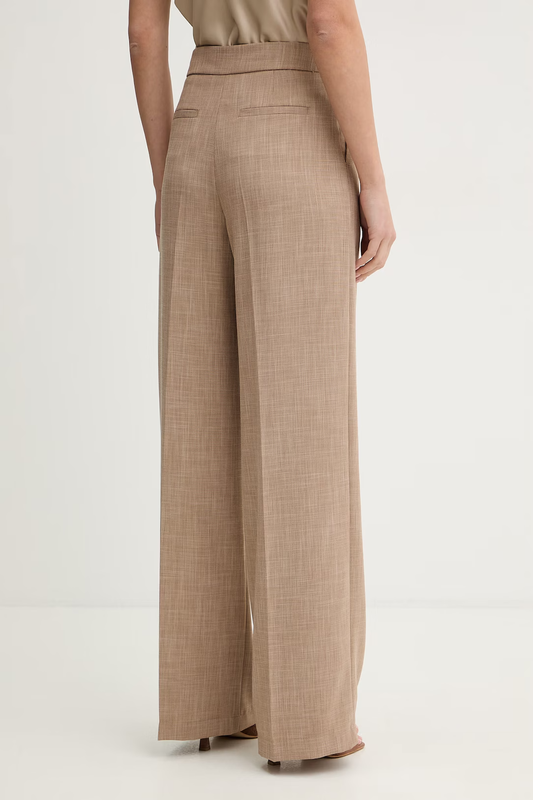 Calças Largas Fato Taupe - Liu Jo 3