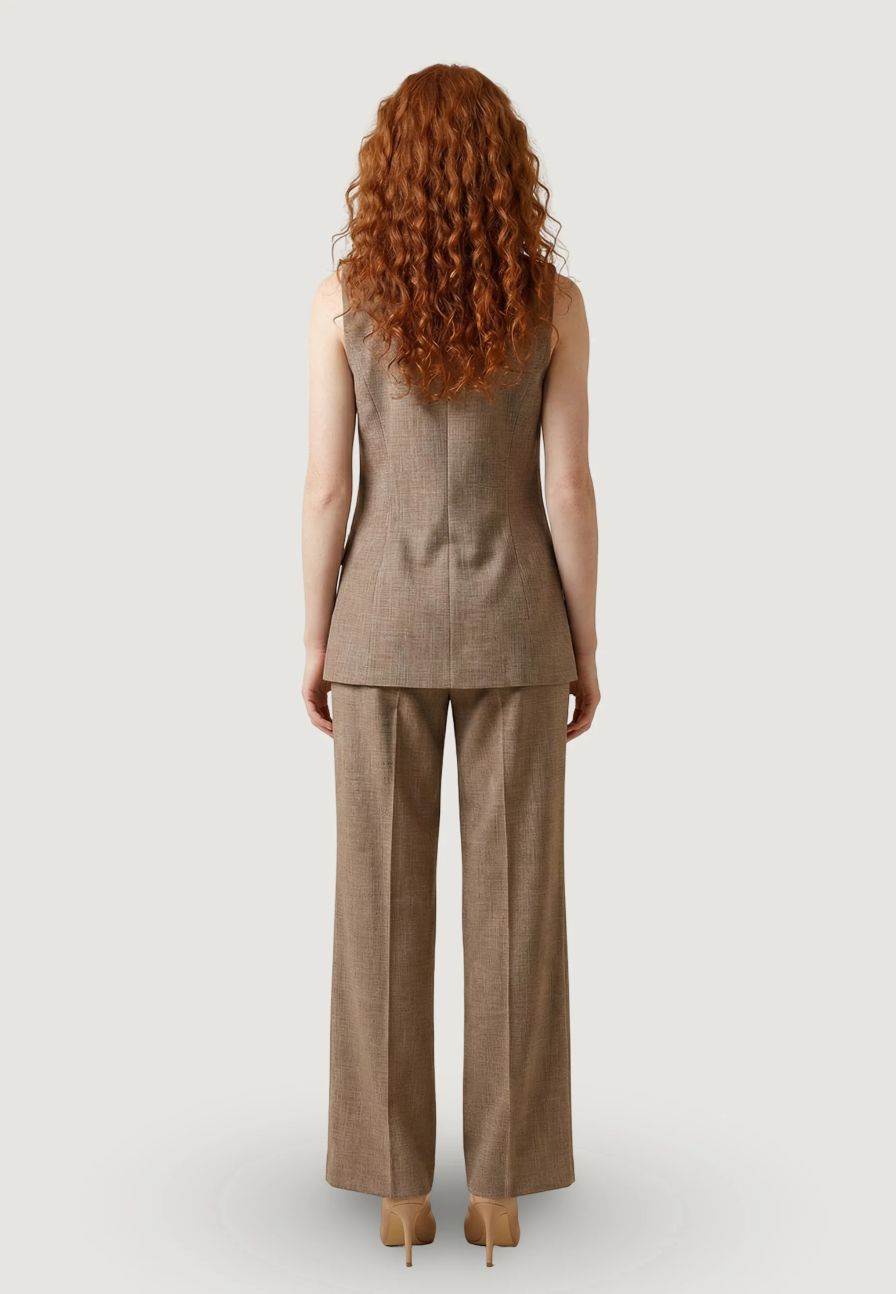 Colete com Lenço Bloom Taupe - Liu Jo 3