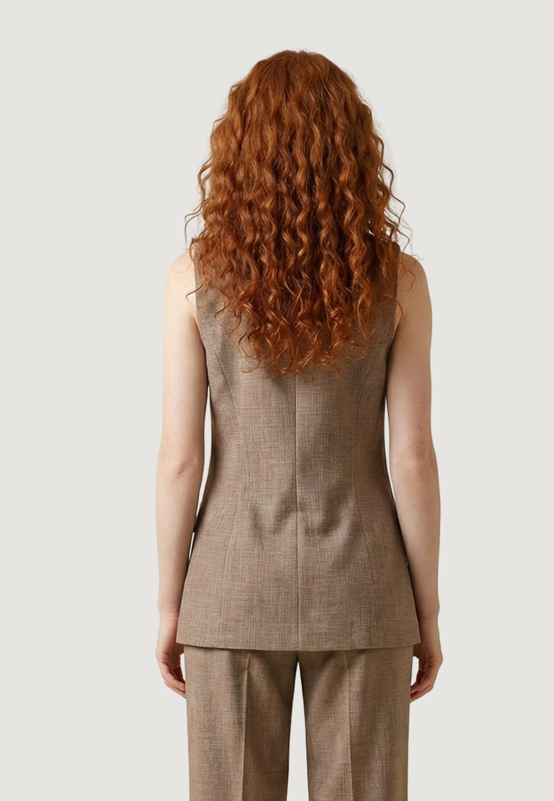 Colete com Lenço Bloom Taupe - Liu Jo 4