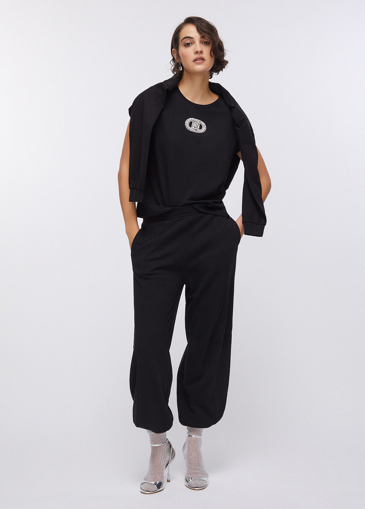 Calças Desportivas Balão Preto - LIU JO 4