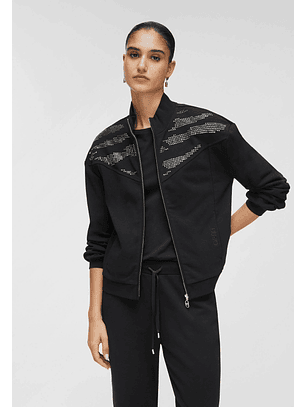 Casaco Desportivo com Strass Preto - LIU JO 