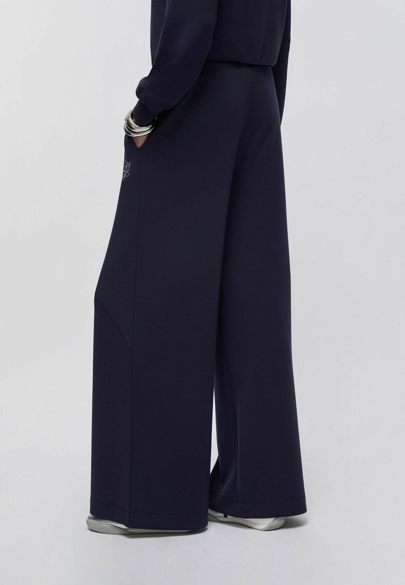 Calças Wide Leg Azuis Escuras - Liu Jo 	 2