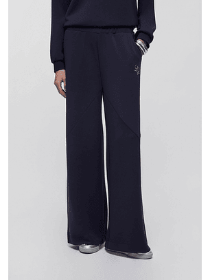 Calças Wide Leg Azuis Escuras - Liu Jo 	