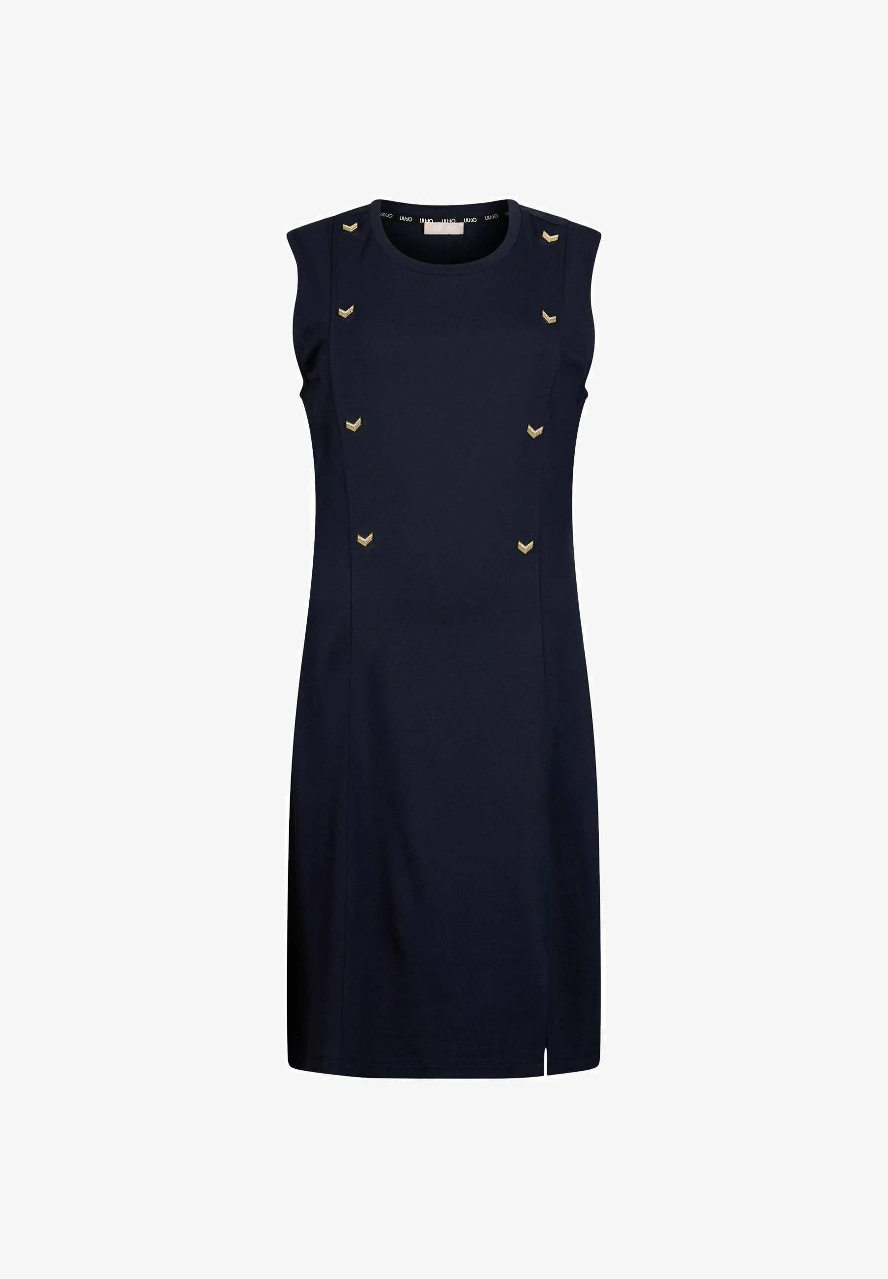 Vestidos de Cavas Com Aplicação Azul Ecuro - LIU JO 5