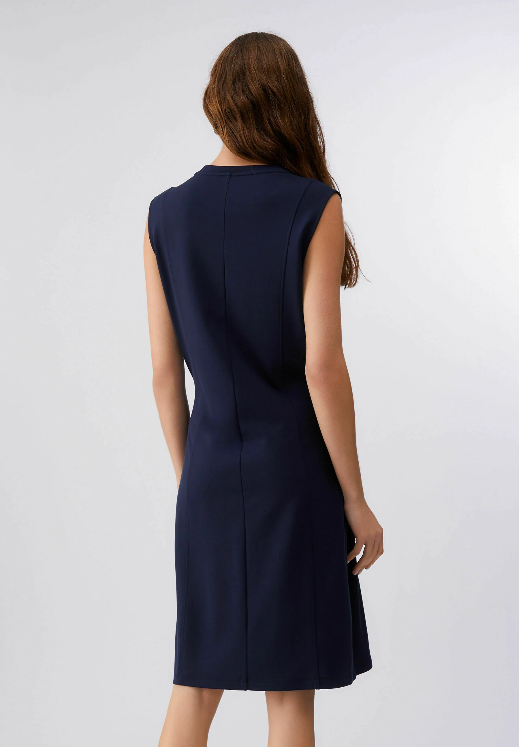 Vestidos de Cavas Com Aplicação Azul Ecuro - LIU JO 3