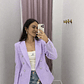Blazer em Tweed Lilas - Thumbnail 1