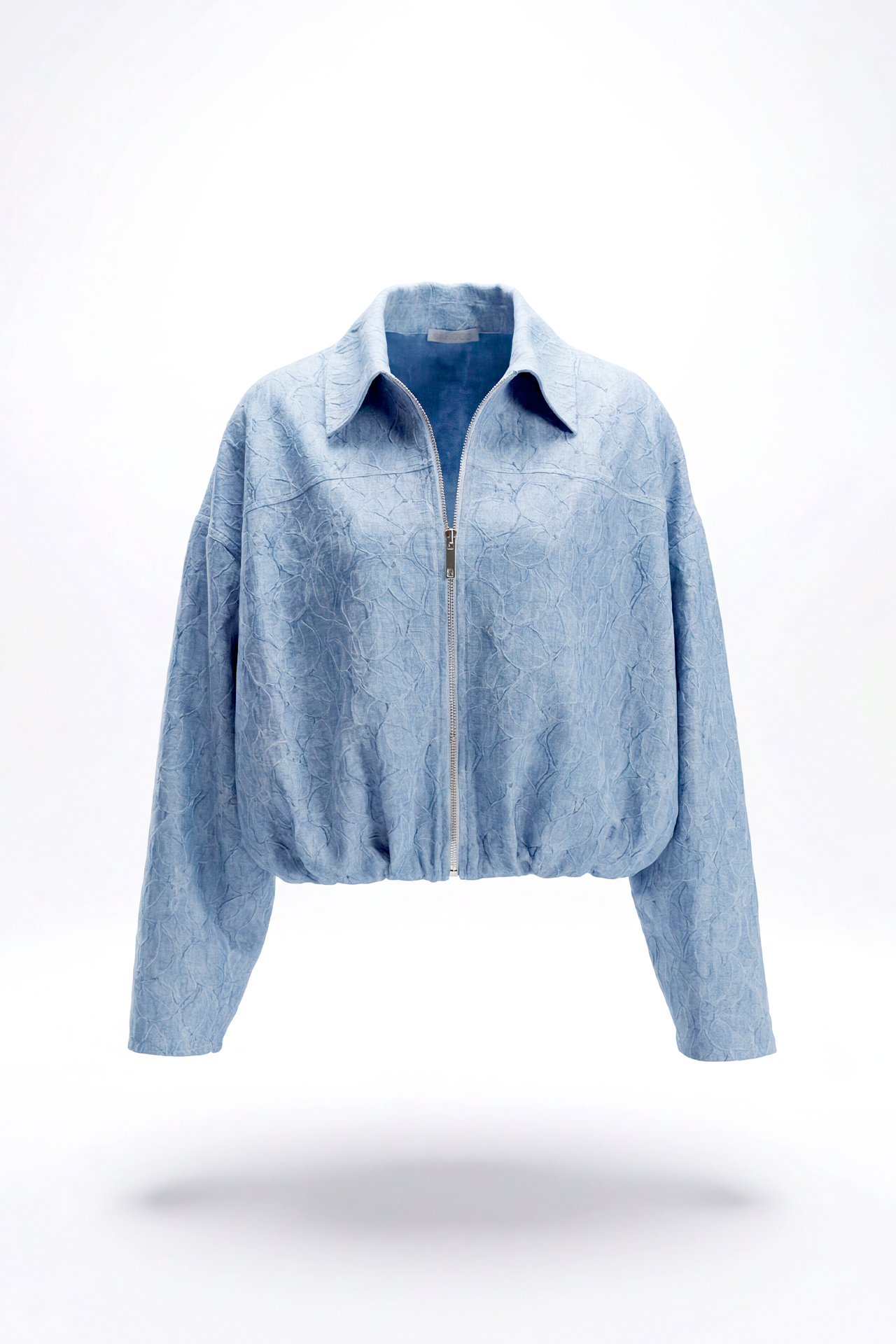 Casaco Bomber em Renda Azul - SAHOCO 3